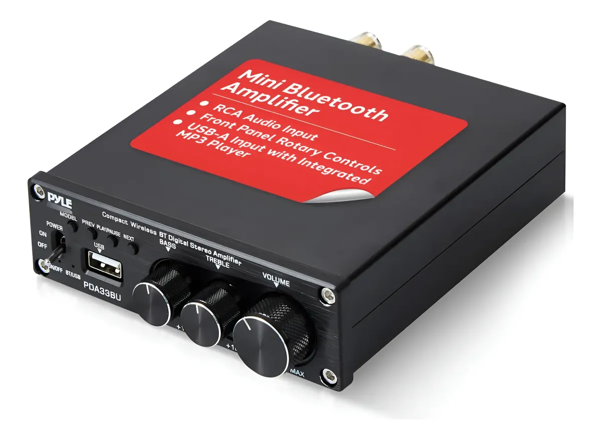 Amplificador De Potencia Estéreo Inalámbrico Pyle 2.1 Canale